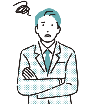 困っている人物